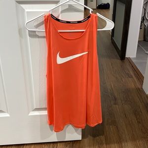 Coral Nike tank top